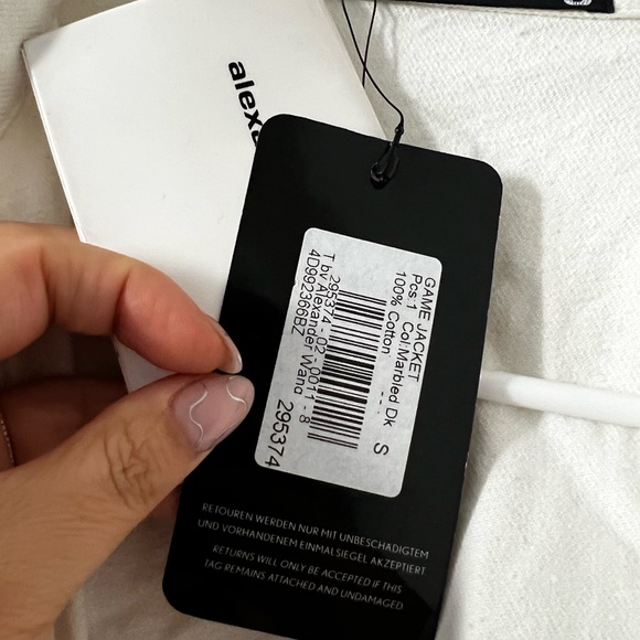 Alexander Wang Game Denim Jacket - Sz Small, NWT - Picture 8 of 9